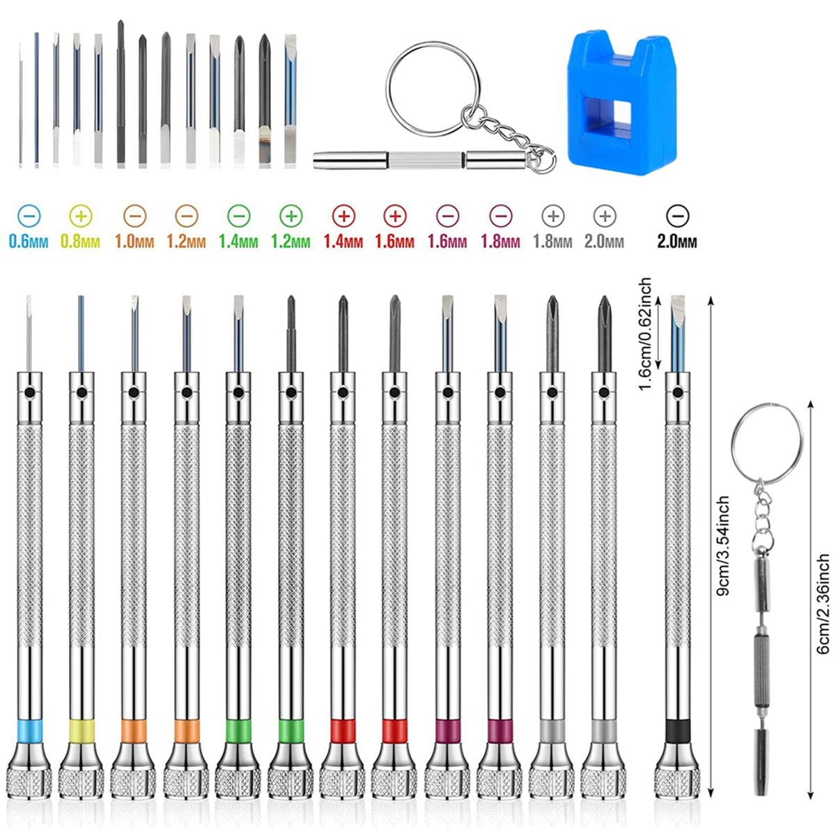 Electronic Repair - A002 26Pcs Watch Screwdriver Set, Anti