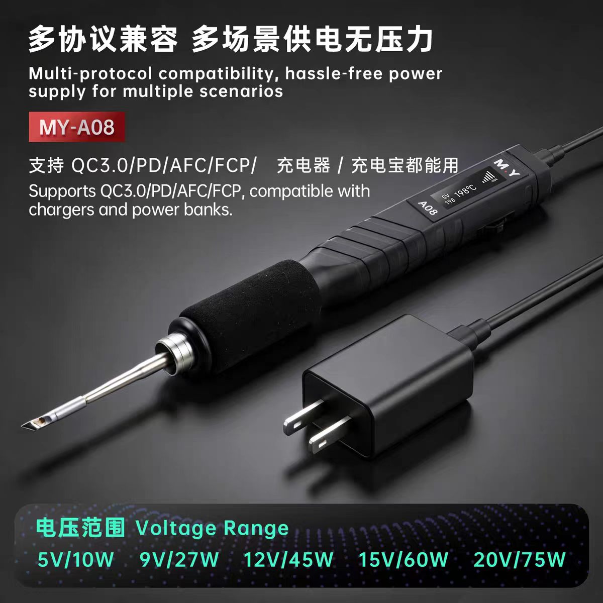YCS MY-A08 USB-C Digital Weldi – Electronics Repair In My Area recenzja i cena