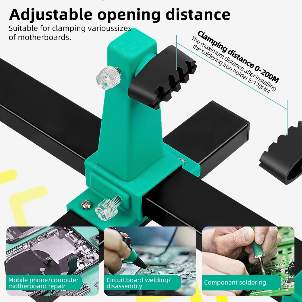 0-200/300MM Adjustable PCB Hol – Pcb Holder Clamp recenzja i cena
